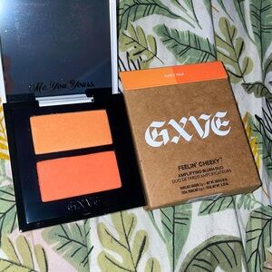 GXVE by Gwen Stefani Feelin’ Cheeky Talc-Free Blush Duo in Flirty Talk is NIB